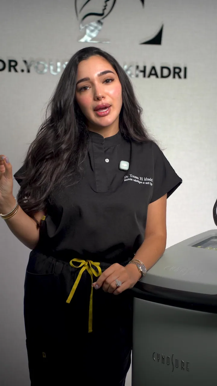 Dr Yousra El Khadri présente le pôle laser de son cabinet à Casablanca